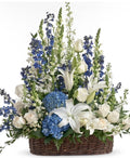 Ocean Breeze Floral Basket