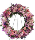 Deluxe Pink Garden Floral Basket Arrangement
