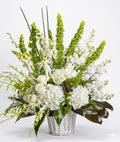 Aromatic Flower Basket - Lilies and Hydrangeas