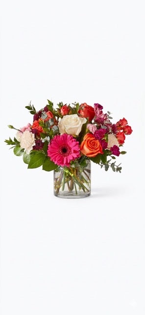 Morning Glow Floral Vase