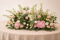 Elegant Pink & White Hydrangea Event Centrepiece